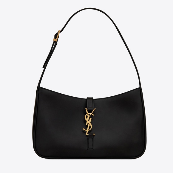 Saint Laurent Handbags - Saint Laurent Black  HOBO BAG IN SMOOTH LEATHER